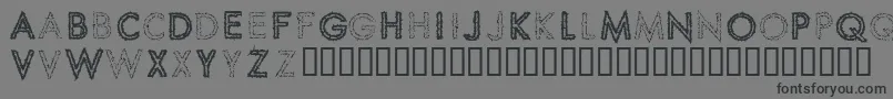 Spikcs Font – Black Fonts on Gray Background