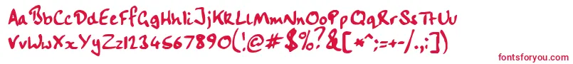 Handwriting Font – Red Fonts