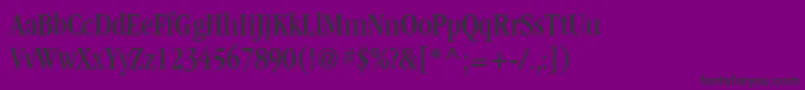 Garrymondriancond4Booksh Font – Black Fonts on Purple Background