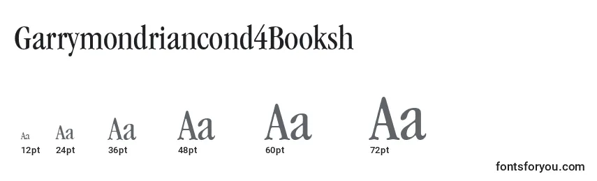 Garrymondriancond4Booksh Font Sizes
