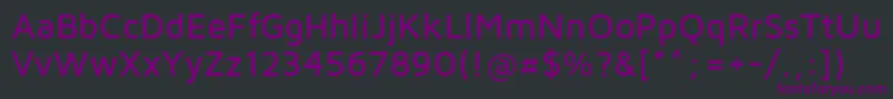 MavenProMedium Font – Purple Fonts on Black Background