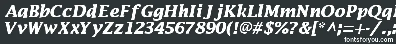 MachadosskBoldItalic Font – White Fonts