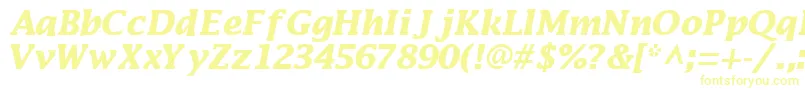 MachadosskBoldItalic Font – Yellow Fonts