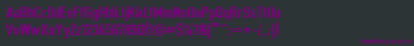 Giveahootbdext Font – Purple Fonts on Black Background