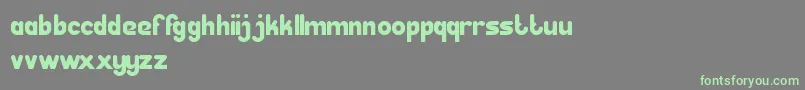GreatLeader Font – Green Fonts on Gray Background