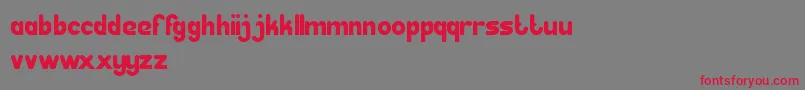 GreatLeader Font – Red Fonts on Gray Background