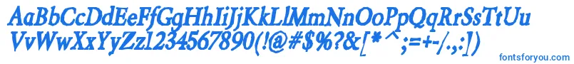 BeryliuminkItalic Font – Blue Fonts