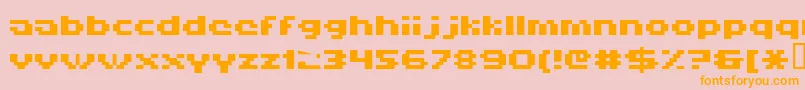More about Hiskyf69 Font Hiskyf69 Font – Orange Fonts on Pink Background