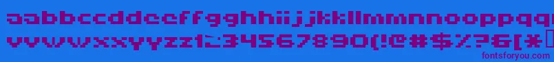 More about Hiskyf69 Font Hiskyf69 Font – Purple Fonts on Blue Background