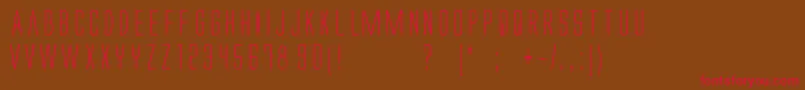 Alien ffy Font – Red Fonts on Brown Background