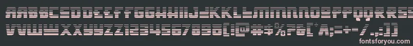 Hongkonghustlegrad Font – Pink Fonts on Black Background