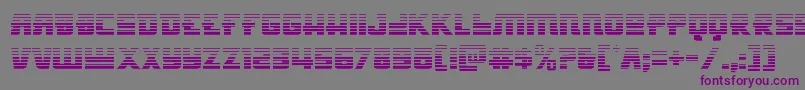 Hongkonghustlegrad Font – Purple Fonts on Gray Background