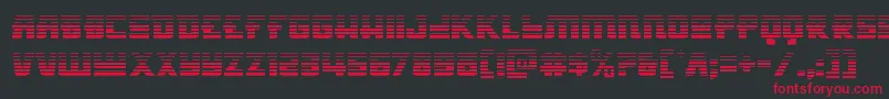 Hongkonghustlegrad Font – Red Fonts on Black Background