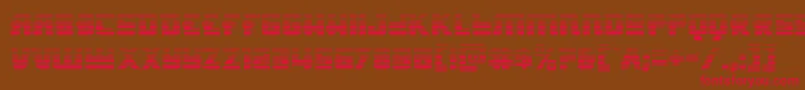 Hongkonghustlegrad Font – Red Fonts on Brown Background