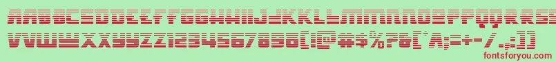 Hongkonghustlegrad Font – Red Fonts on Green Background