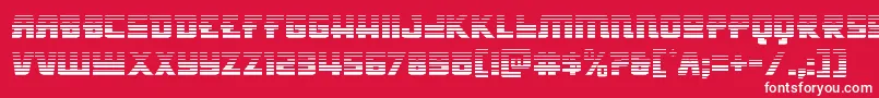 Hongkonghustlegrad Font – White Fonts on Red Background