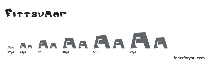 Fittsvamp Font Sizes