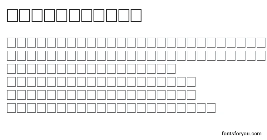 Police EmitRegular - Alphabet, Chiffres, Caractères Spéciaux