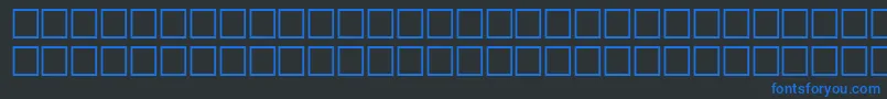fuente EmitRegular – Fuentes Azules Sobre Fondo Negro