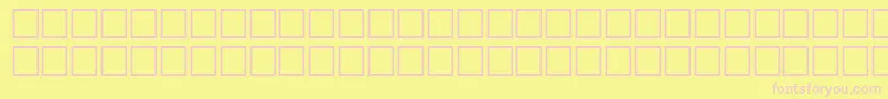 EmitRegular Font – Pink Fonts on Yellow Background