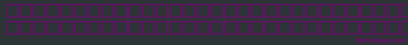 EmitRegular-Schriftart – Violette Schriften auf schwarzem Hintergrund