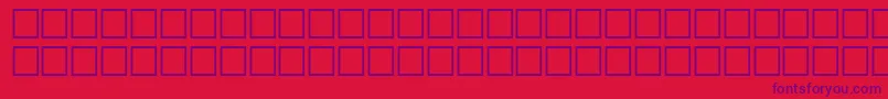 EmitRegular Font – Purple Fonts on Red Background