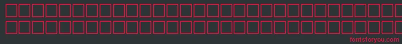 EmitRegular Font – Red Fonts on Black Background