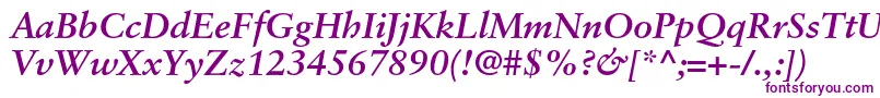 SabonltstdBolditalic Font – Purple Fonts