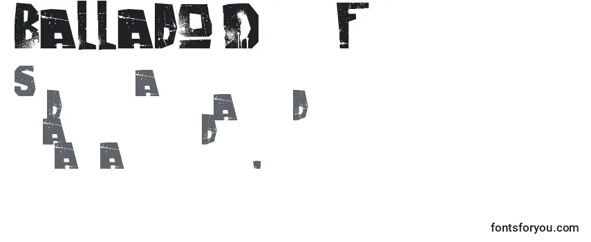 Review of the BalladOfDwightFrye Font