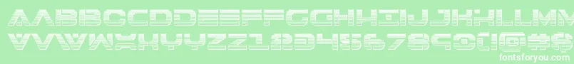 7thservicechrome Font – White Fonts on Green Background