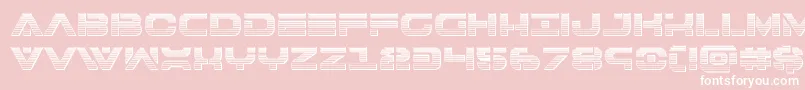 7thservicechrome Font – White Fonts on Pink Background