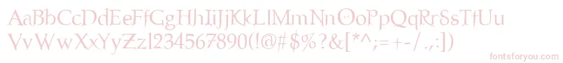 NosferatuRegular Font – Pink Fonts on White Background
