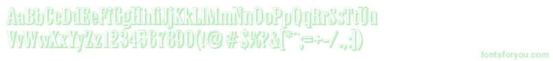 ColonelshadowRegular Font – Green Fonts