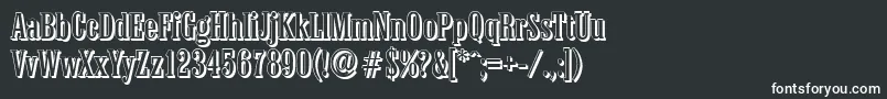 ColonelshadowRegular Font – White Fonts