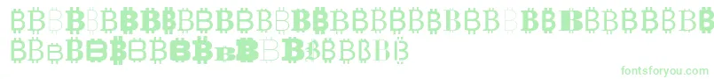 Bitco Font – Green Fonts on White Background