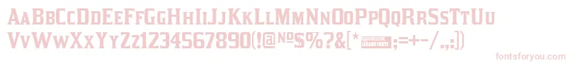 Kirsty Font – Pink Fonts on White Background