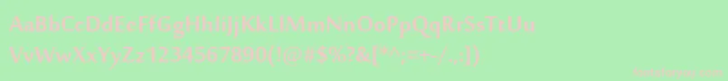 SakkalMajallaРџРѕР»СѓР¶РёСЂРЅС‹Р№ Font – Pink Fonts on Green Background