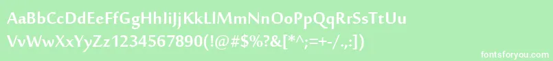 SakkalMajallaРџРѕР»СѓР¶РёСЂРЅС‹Р№ Font – White Fonts on Green Background