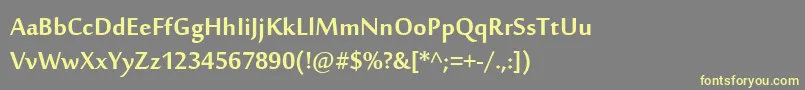 More about SakkalMajallaПолужирный Font SakkalMajallaПолужирный Font – Yellow Fonts on Gray Background