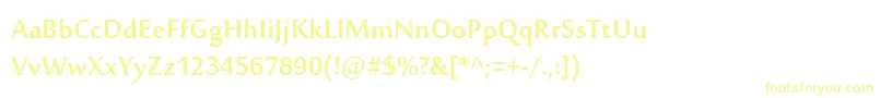 SakkalMajallaРџРѕР»СѓР¶РёСЂРЅС‹Р№ Font – Yellow Fonts on White Background