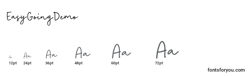 EasyGoingDemo Font Sizes
