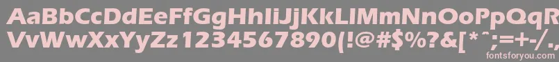 Erasboldc Font – Pink Fonts on Gray Background