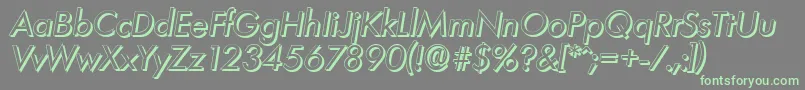 Más sobre la fuente LimerickshadowItalic fuente LimerickshadowItalic – Fuentes Verdes Sobre Fondo Gris