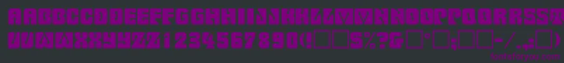 WowserdisplaycapssskRegular Font – Purple Fonts on Black Background