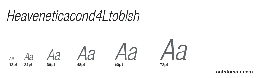 Heaveneticacond4Ltoblsh Font Sizes