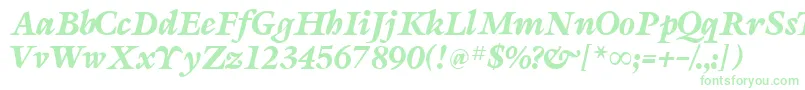 SevillaRegularDb Font – Green Fonts on White Background