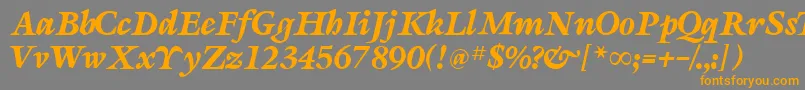 Подробнее о шрифте SevillaRegularDb Шрифт SevillaRegularDb – оранжевые шрифты на сером фоне