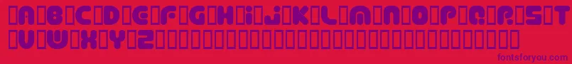 Deptcsp Font – Purple Fonts on Red Background