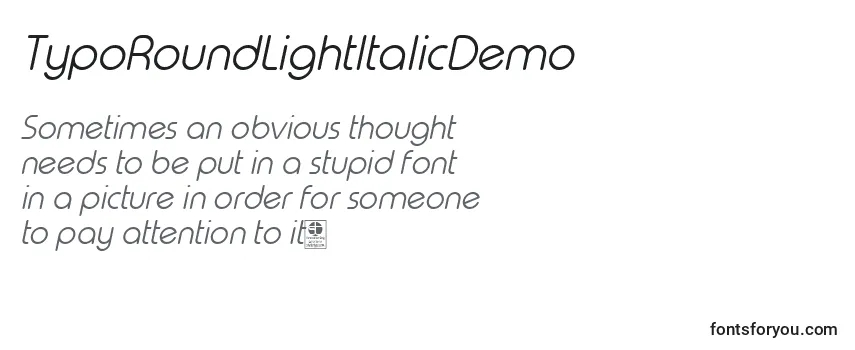 typoroundlightitalicdemo, typoroundlightitalicdemo font, download the typoroundlightitalicdemo font, download the typoroundlightitalicdemo font for free