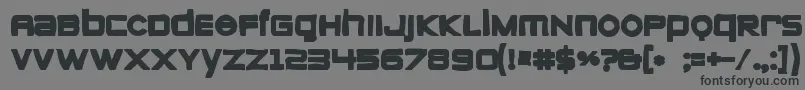 Zeroesink Font – Black Fonts on Gray Background